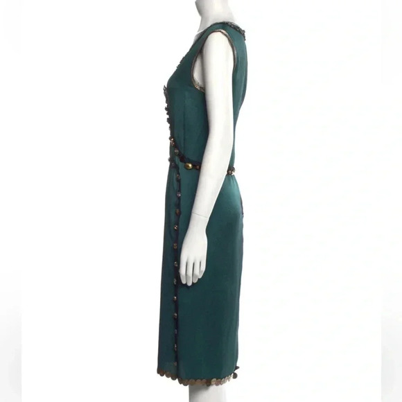 Lanvin Silk Midi Length Dress Size: M I US8 - Picture 2 of 3